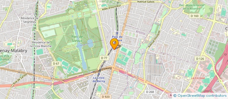 localisation de l'entreprise EURO FUNDING DEVELOPMENT à ANTONY