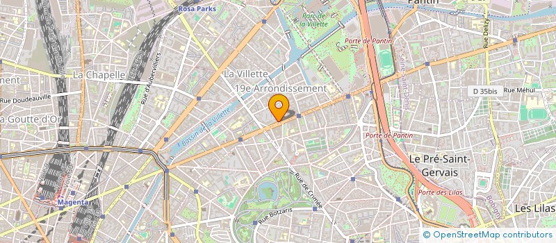 localisation de l'entreprise EURO GARE  PARIS