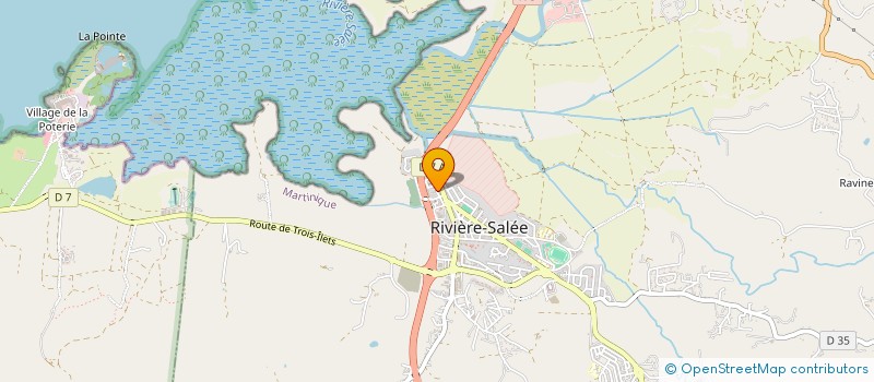 localisation de l'entreprise EURO'GAZ IMPORT  RIVIERE-SALEE