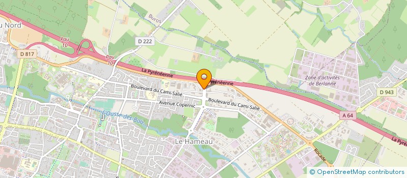 localisation de l'entreprise EURO GEOTHERMIE à PAU