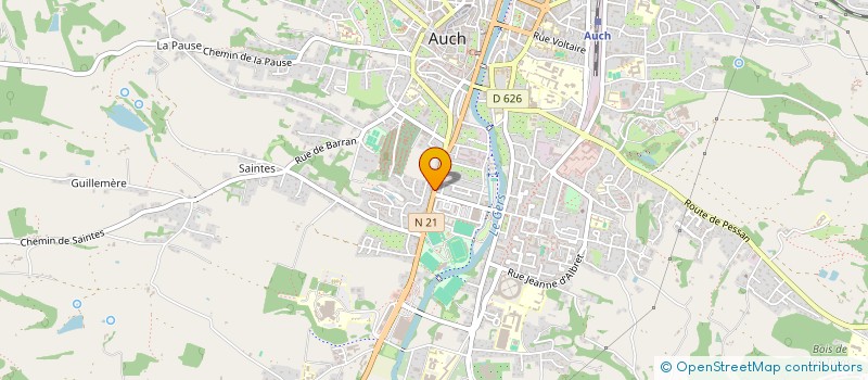 localisation de l'entreprise EURO GEOTHERMIE GASCOGNE à AUCH