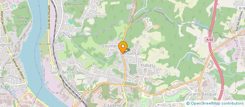 localisation de l'entreprise EURO GEOTHERMIE PAYS BASQUE à BAYONNE