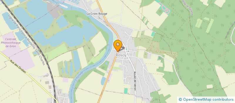 localisation de l'entreprise EURO GESTION à ROSOY