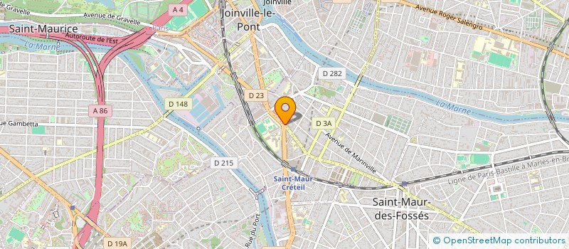 localisation de l'entreprise EURO GESTION ILE DE FRANCE à SAINT-MAUR-DES-FOSSES