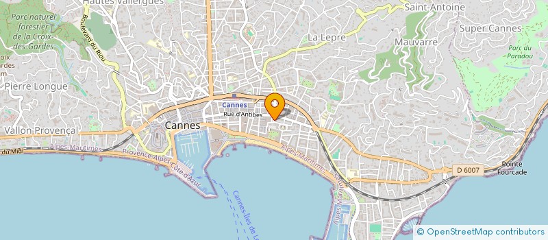 localisation de l'entreprise EURO GROUPE à CANNES