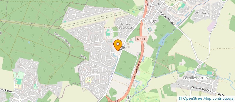 localisation de l'entreprise EURO HERRAMIENTAS FRANCE  LESIGNY