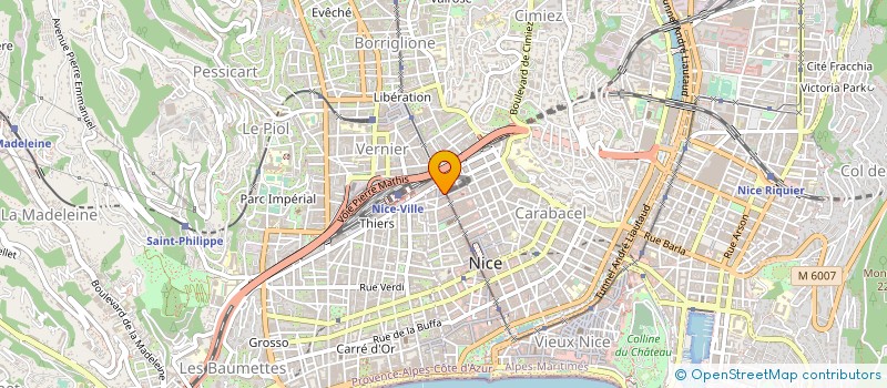 localisation de l'entreprise EURO HOTEL à NICE