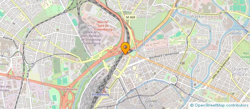 localisation de l'entreprise EURO IMEX TRANS à STRASBOURG