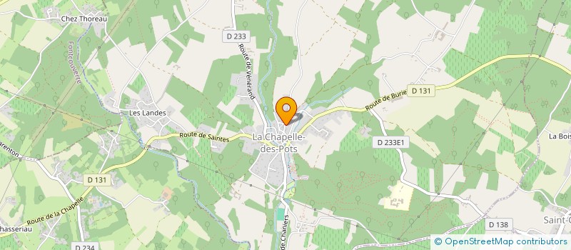 localisation de l'entreprise EURO-IMMO  LA CHAPELLE-DES-POTS