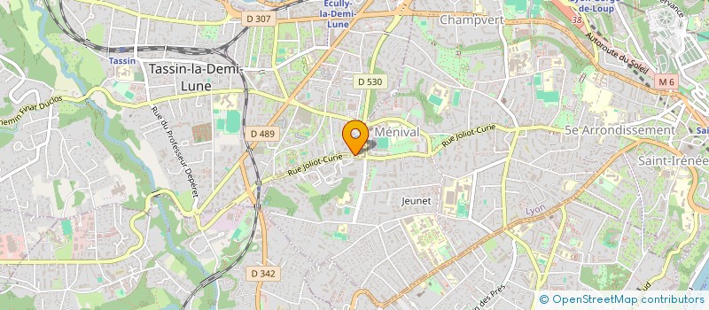 localisation de l'entreprise EURO-IMMO à TASSIN-LA-DEMI-LUNE