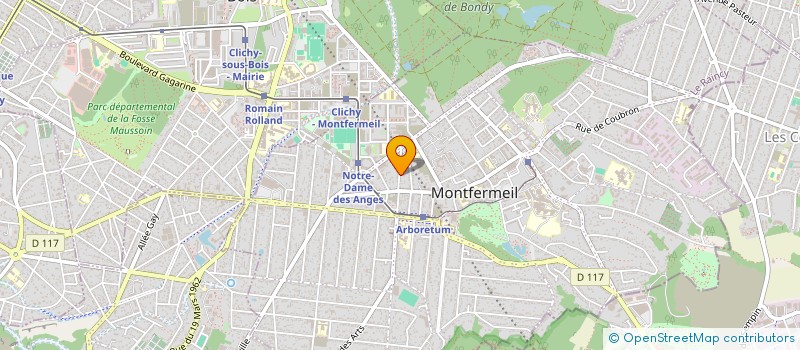 localisation de l'entreprise EURO-IMMO  MONTFERMEIL