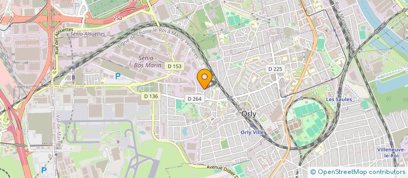 localisation de l'entreprise EURO-IMMO  ORLY