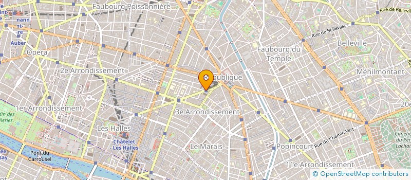 localisation de l'entreprise EURO IMMO FONCIER SARL à PARIS