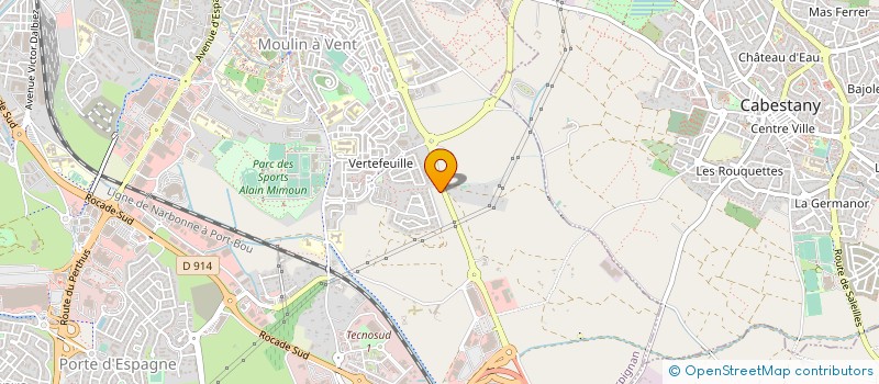 localisation de l'entreprise EURO IMMOBILIA PROMOTION  PERPIGNAN