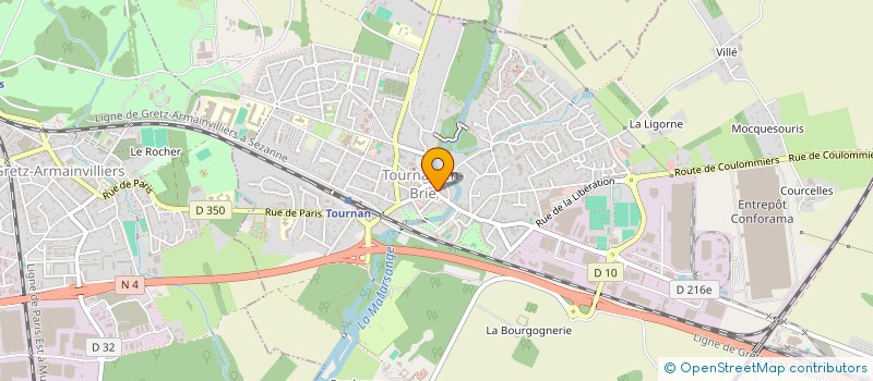 localisation de l'entreprise EURO IMMOBILIER CONSEIL à TOURNAN-EN-BRIE