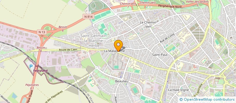 localisation de l'entreprise EURO-INC à CAEN