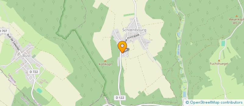 localisation de l'entreprise EURO INCENDIE  SCHOENBOURG