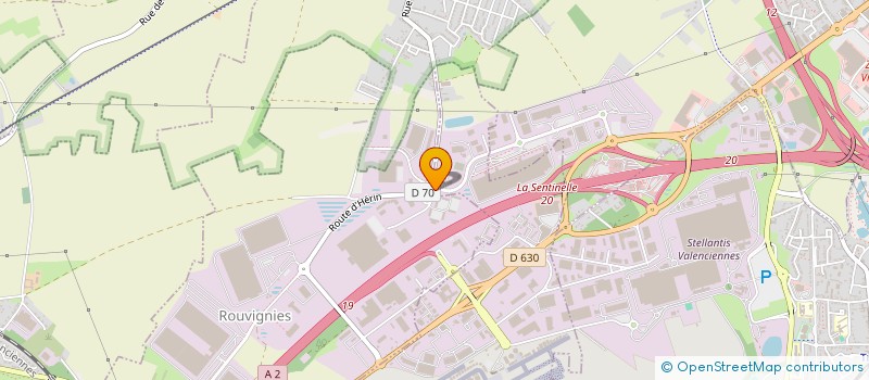 localisation de l'entreprise EURO INFO MAUBEUGE  PROUVY