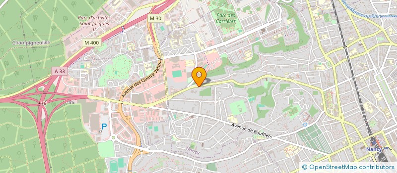 localisation de l'entreprise EURO INFOS à NANCY