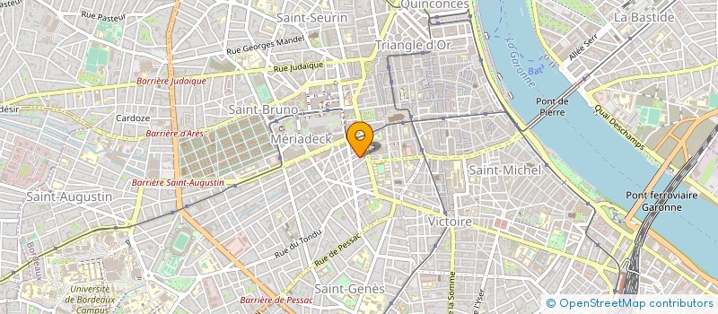 localisation de l'entreprise EURO INGENIERIE à BORDEAUX