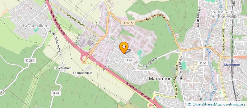 localisation de l'entreprise EURO INGENIERIE SERVICES  MAROMME