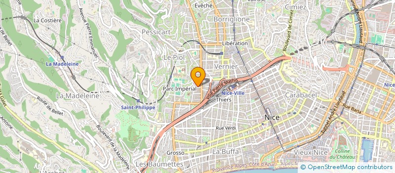 localisation de l'entreprise EURO INSTRUMENTS à NICE