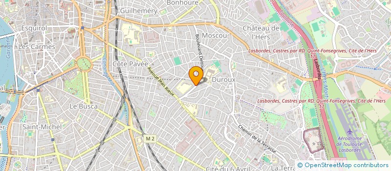 localisation de l'entreprise EURO INTER  TOULOUSE