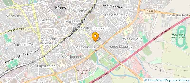 localisation de l'entreprise EURO INTERIM à NIMES