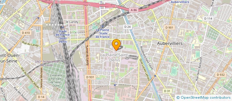 localisation de l'entreprise EURO INTERNATIONAL à SAINT-DENIS