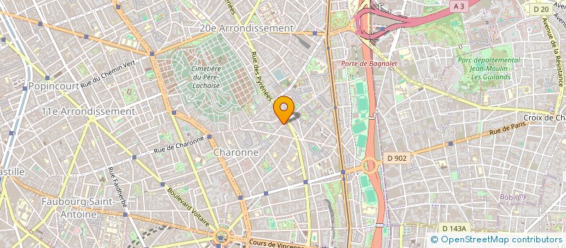 localisation de l'entreprise EURO INV EST  PARIS