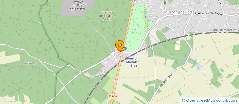 localisation de l'entreprise EURO-INVEST  BOURRON-MARLOTTE