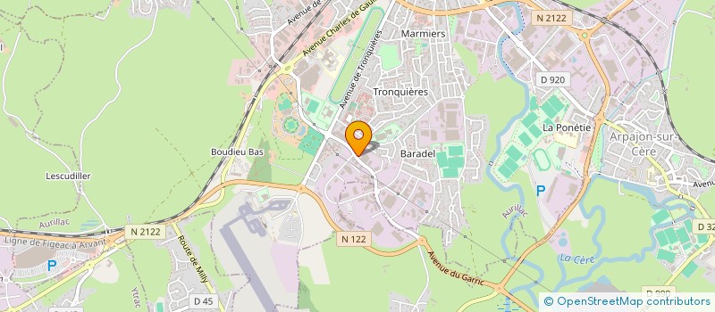 localisation de l'entreprise EURO INVESTISSEMENT à AURILLAC