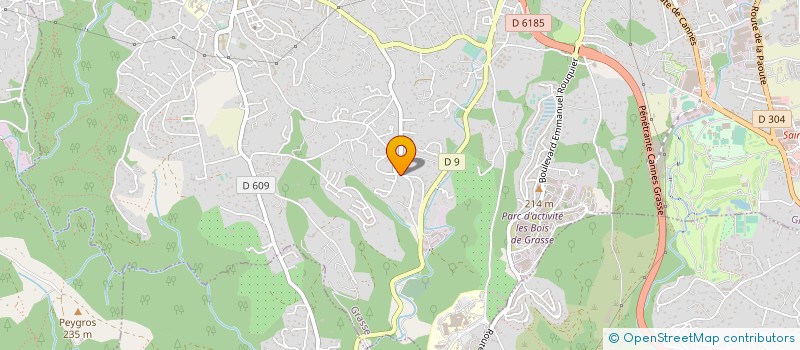 localisation de l'entreprise EURO INVESTISSEMENTS  GRASSE