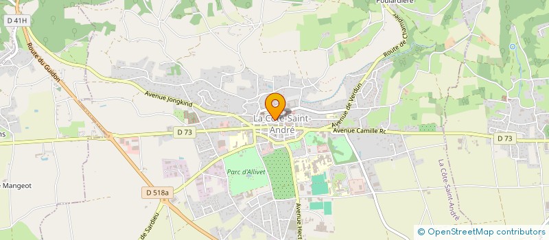 localisation de l'entreprise EURO ISERE MACONNERIE  SAINT-SIMEON-DE-BRESSIEUX