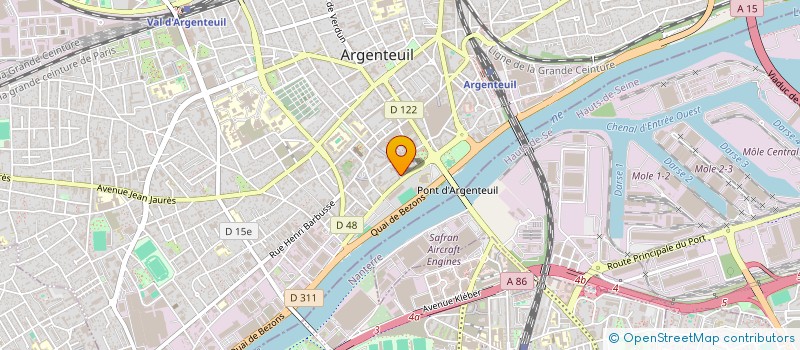 localisation de l'entreprise EURO IT  ARGENTEUIL