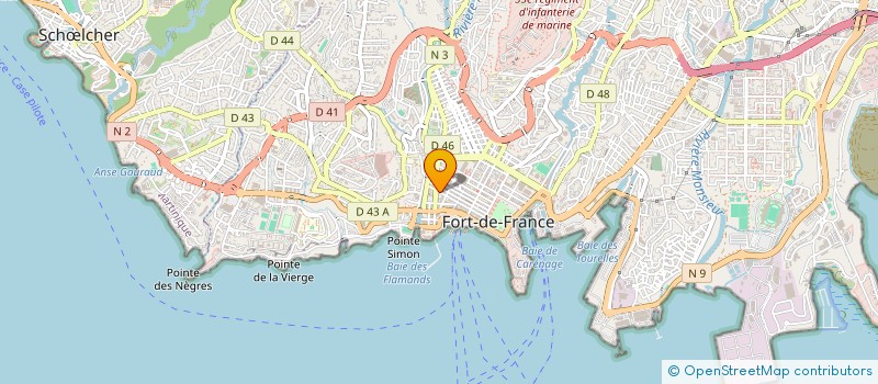 localisation de l'entreprise EURO JOCKEY CLUB à FORT-DE-FRANCE