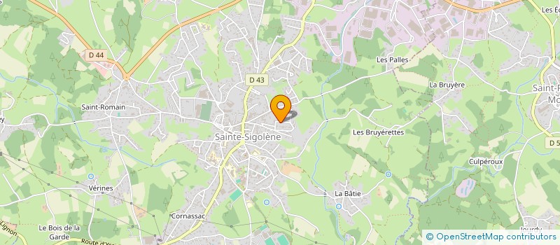 localisation de l'entreprise EURO JOUETS DISTRIBUTION à SAINTE-SIGOLENE