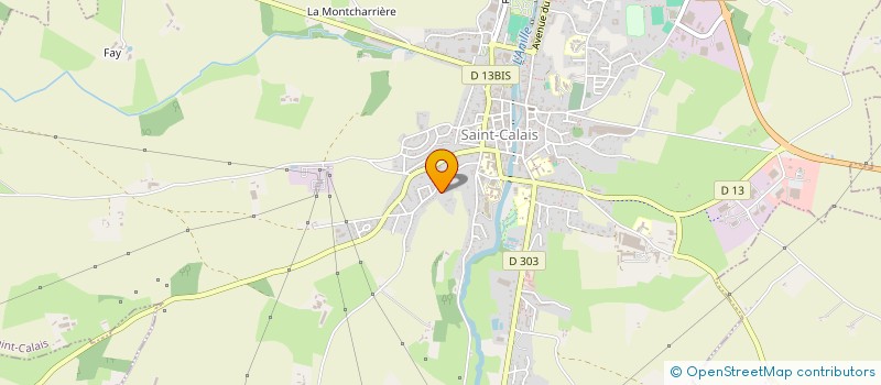 localisation de l'entreprise EURO K DIFFUSION  SAINT-CALAIS