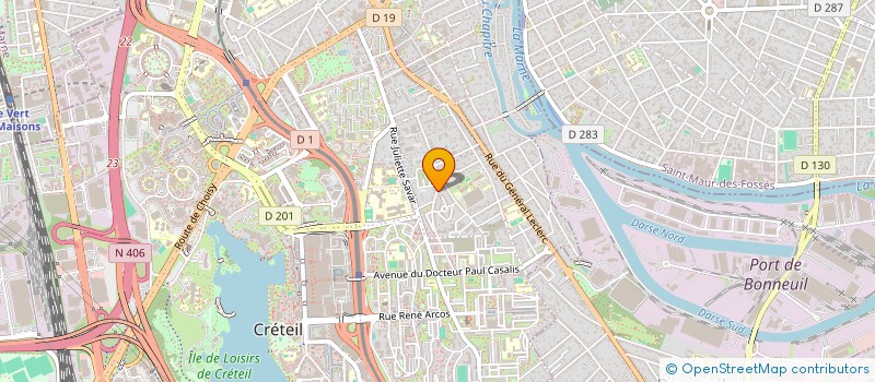 localisation de l'entreprise EURO K VOLAILLES  CRETEIL