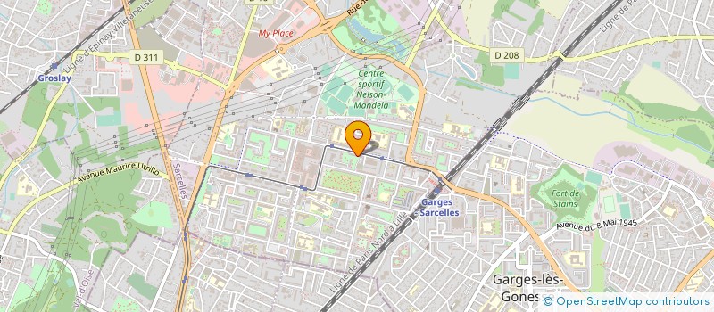 localisation de l'entreprise EURO KAJEC à SARCELLES