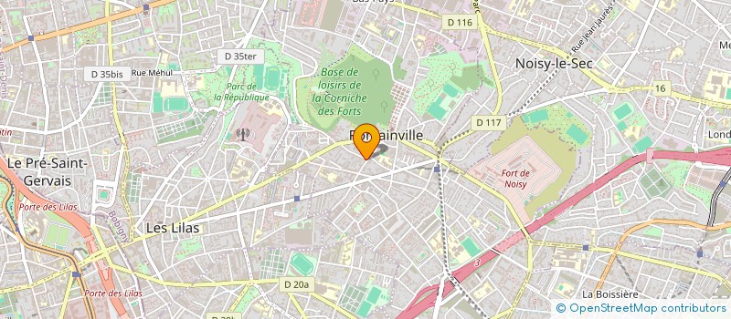 localisation de l'entreprise EURO KILIM à ROMAINVILLE