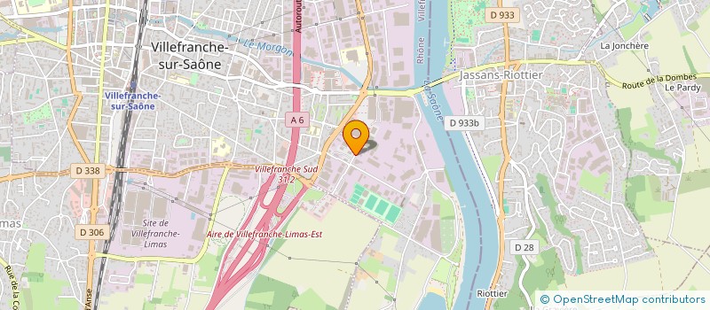 localisation de l'entreprise EURO LAFAYETTE  VILLEFRANCHE-SUR-SAONE