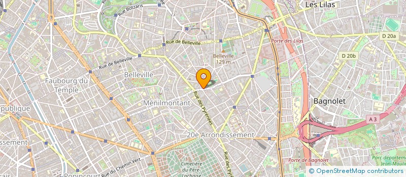 localisation de l'entreprise EURO-LAND  PARIS