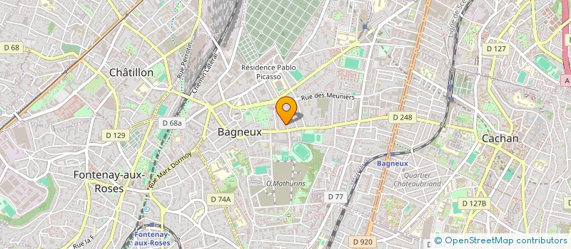 localisation de l'entreprise EURO LANKA NETWORK à BAGNEUX