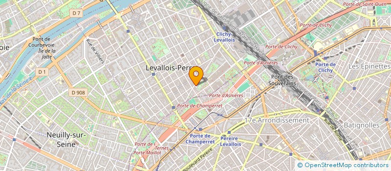 localisation de l'entreprise EURO LEASE MATERIELS à LEVALLOIS-PERRET