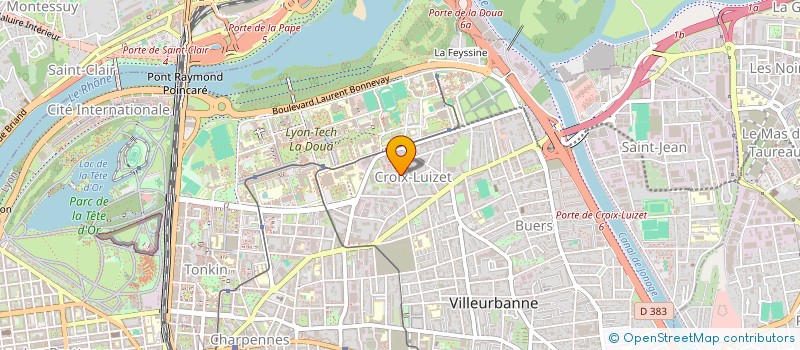 localisation de l'entreprise EURO-LIGHT FRANCE  VILLEURBANNE