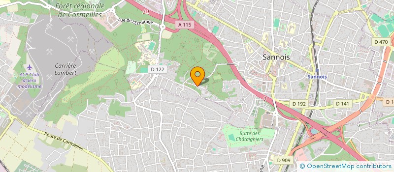 localisation de l'entreprise EURO LIGHT SYSTEM à SANNOIS