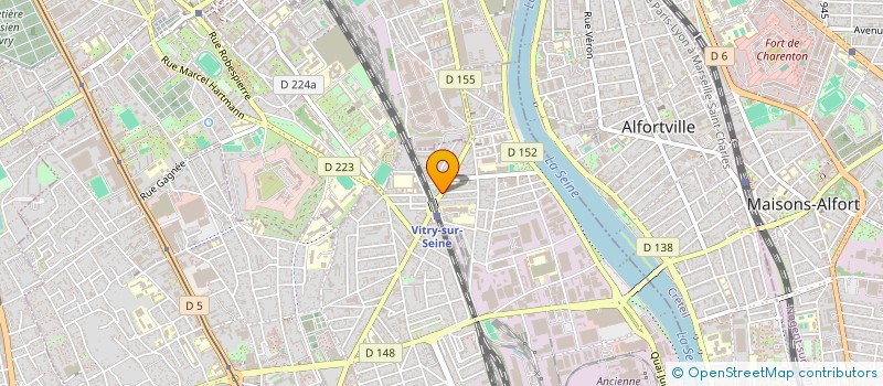 localisation de l'entreprise EURO LIMOUSINE CO à VITRY-SUR-SEINE