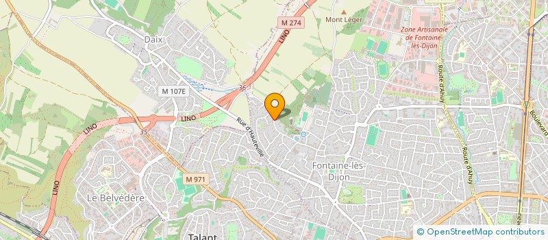 localisation de l'entreprise EURO LITERIE à AHUY