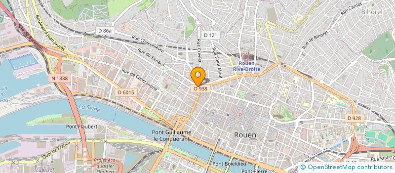 localisation de l'entreprise EURO LOC à ROUEN